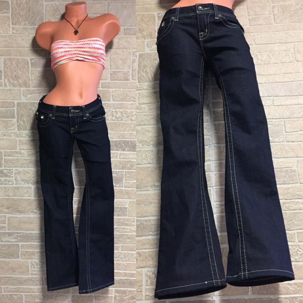 Miss Me Easy Boot Dark Denim Jeans - Picture 2 of 6
